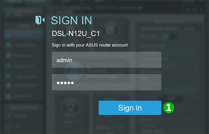 ASUS DSL-N12U_C1 Step 1