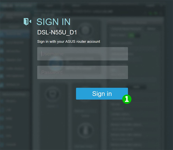 ASUS DSL-N55U_D1 Step 1