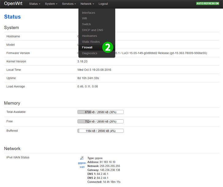 OpenWrt Step 2