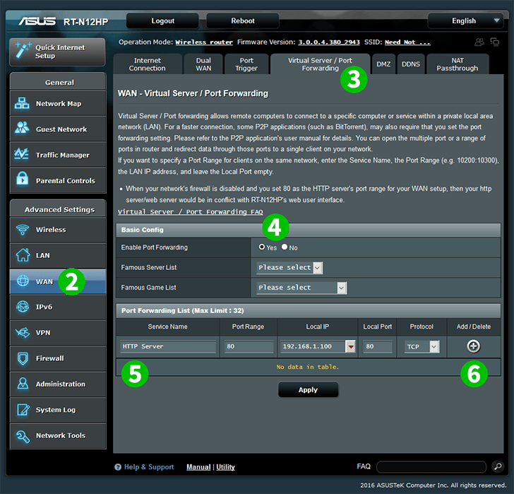 ASUS RT-N12HP Steps 2-6