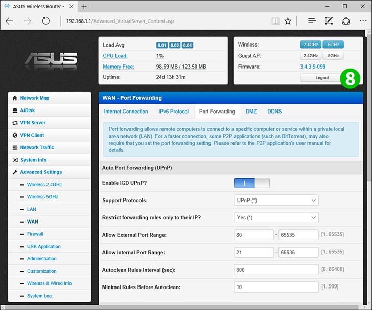 ASUS RT N56U Step 8