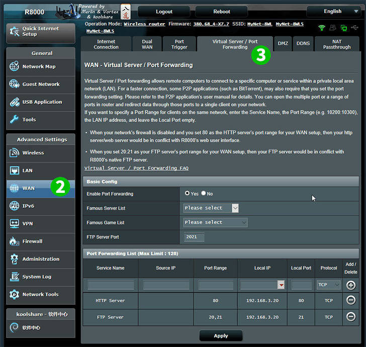 ASUSWRT-Merlin Steps 2-3