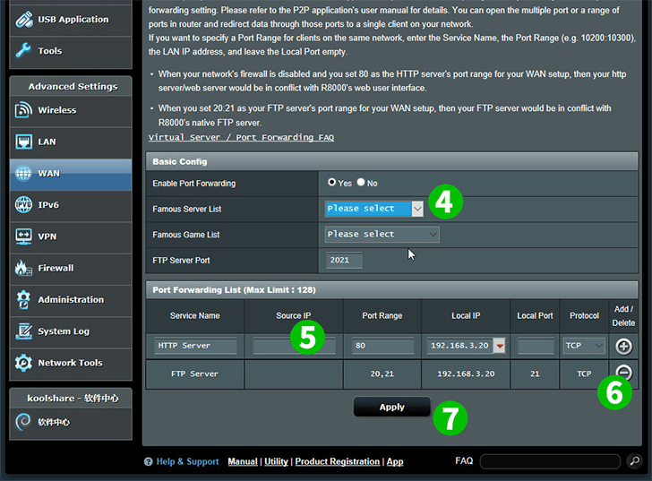 ASUSWRT-Merlin Steps 4-7