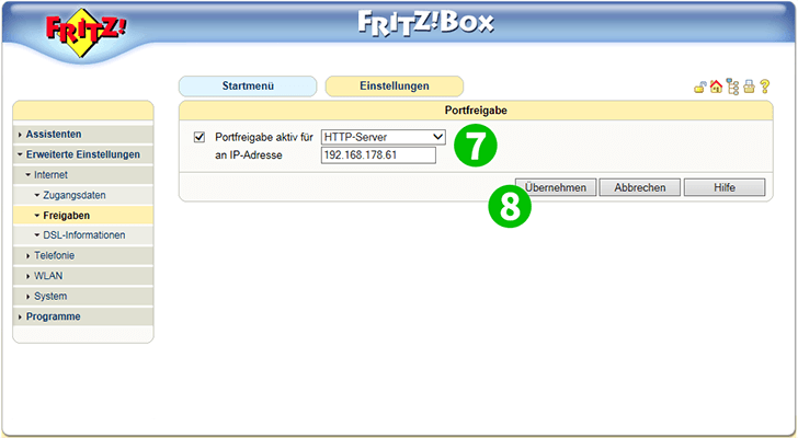 AVM FRITZ!Box 7113 Step 7