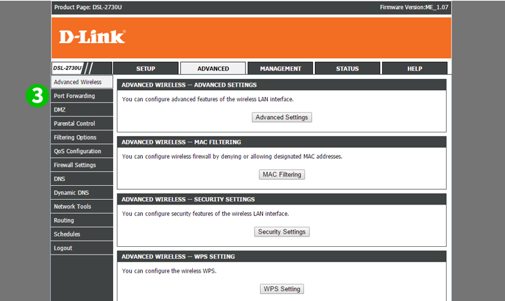 D-Link DSL-2730U Step 3