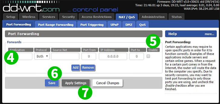 DD-WRT Steps 4-7