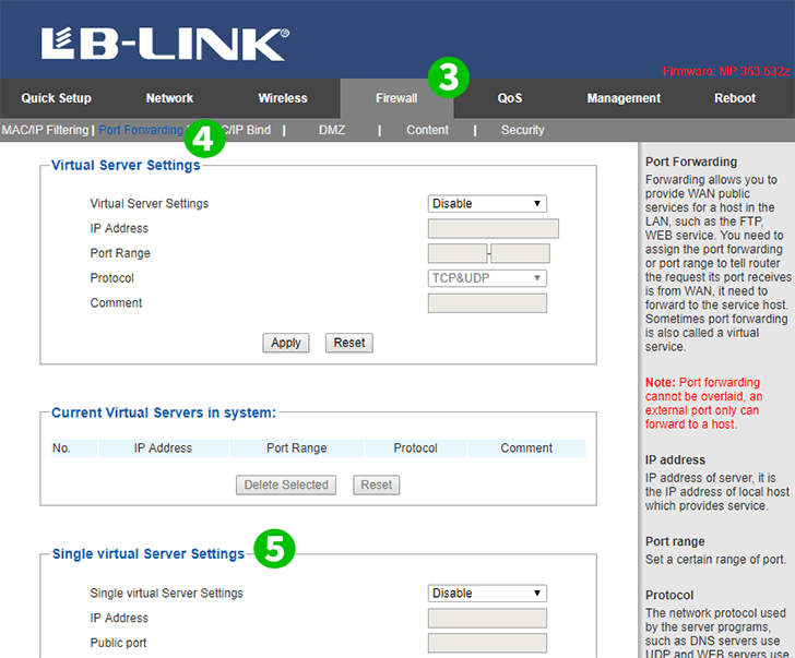 LB-LINK BL-MP02 Steps 3-5