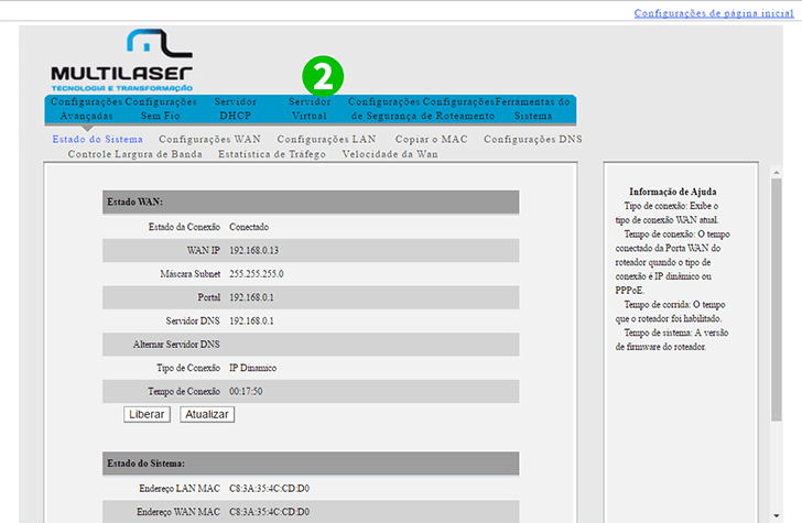 Multilaser N 150mbps Step 2