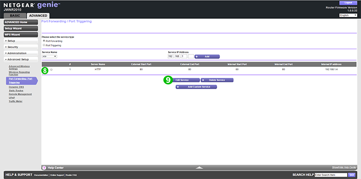 Netgear JWNR2010 Steps 8-9