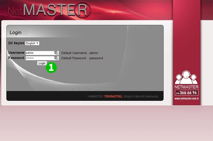 NetMaster CBW-383Z4 Step 1