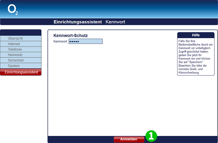 O2 Homebox 6641 (Homebox II) Step 1