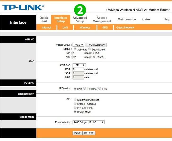 TP-Link TD-W8901N Step 2