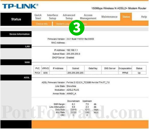 TP-LINK TD-W8951ND Step 3