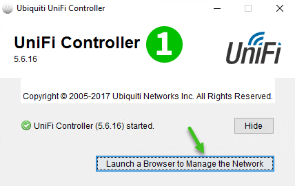 UniFi Security Gateway 3P Step 1