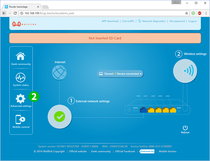 Wolflink HC5661-Wolflink Step 2