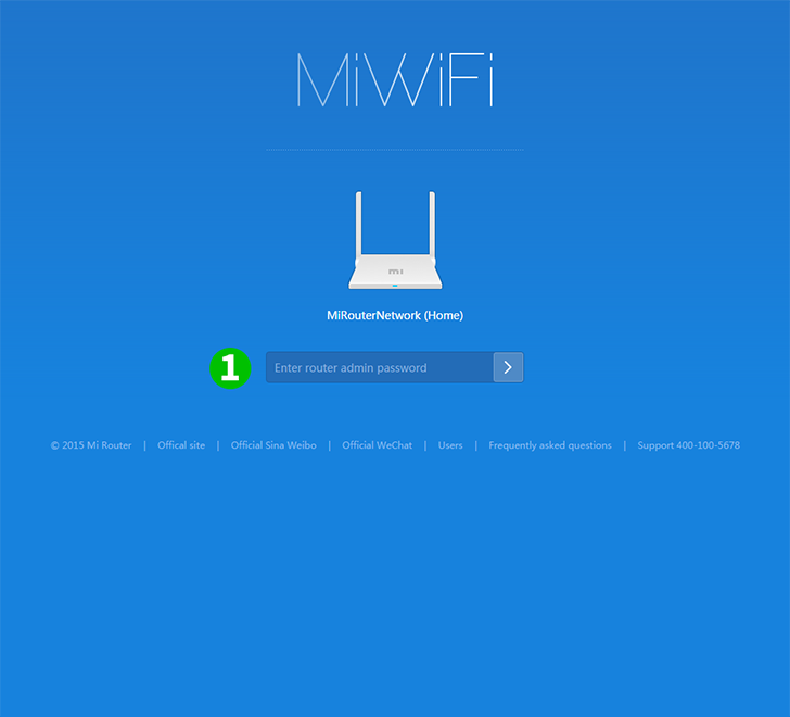 Xiaomi MiWiFi Mini Step 1