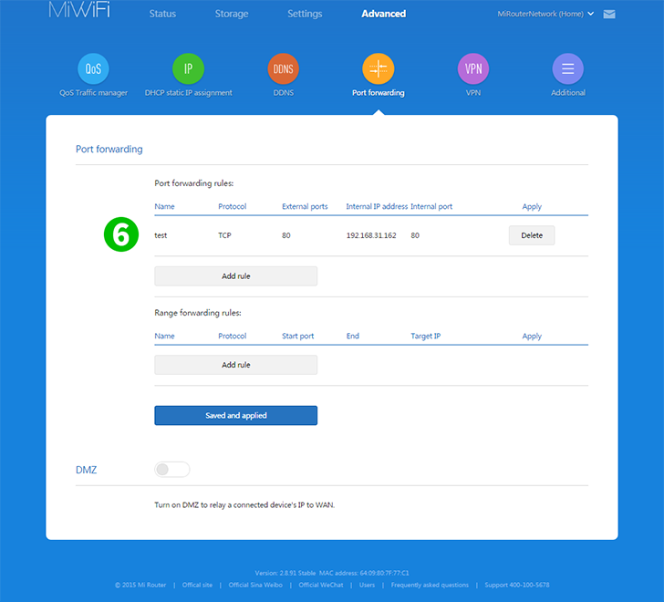 Xiaomi MiWiFi Mini Step 6